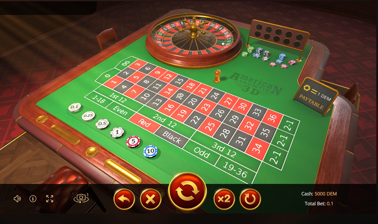 Bitcoin roulette gameplay